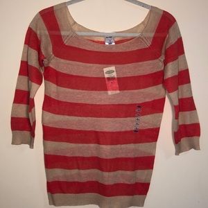 NWT Old Navy Sheer Square-neck Top